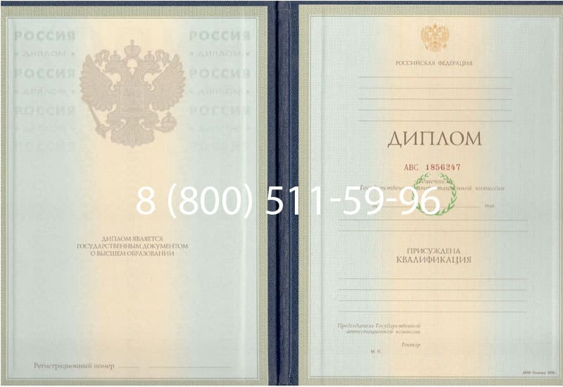 Купить Диплом о высшем образовании 1997-2002 годов в Набережных Челнах