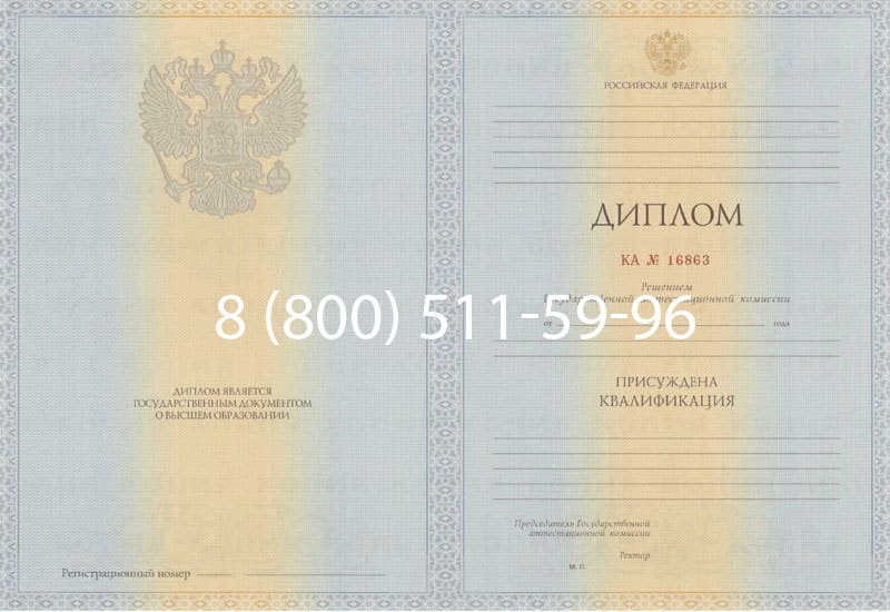 Купить Диплом о высшем образовании 2012-2013 годов в Набережных Челнах