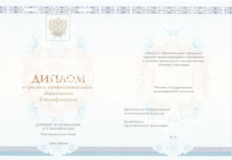Купить Диплом техникума 2014-2024 года в Набережных Челнах